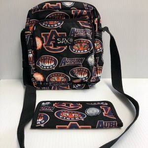 University Of Auburn Crossbody Bag With Wallet